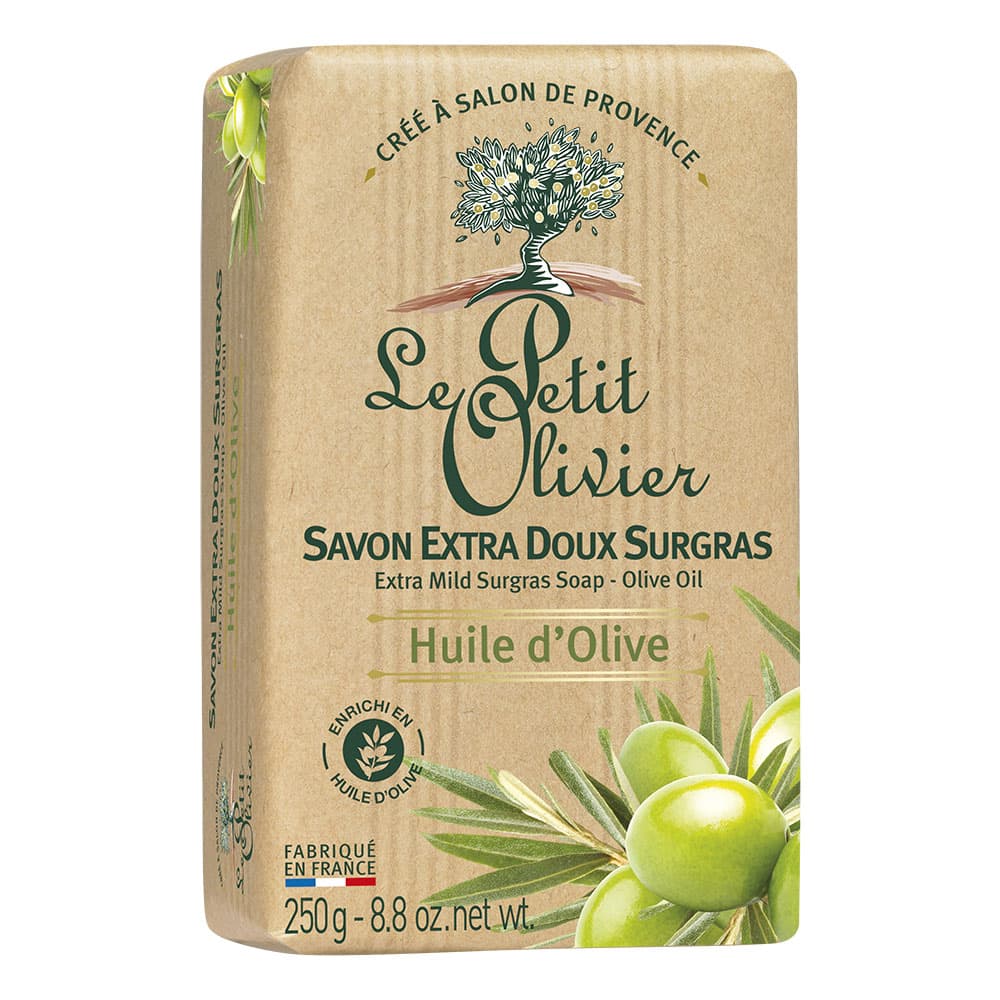 Jabón Sólido de Aceite de Oliva 250g Lateral